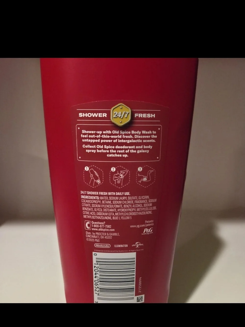 Limited Addition Old Spice Cosmic Quest Body Wash Star Showers Scent 24 fl oz